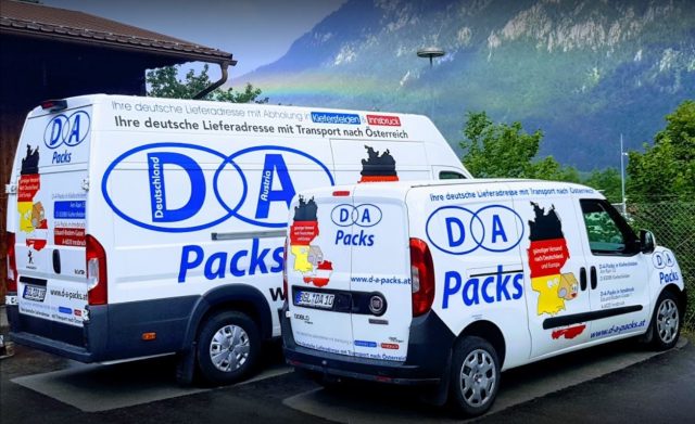 D-A-Packs Transporter in den Alpen